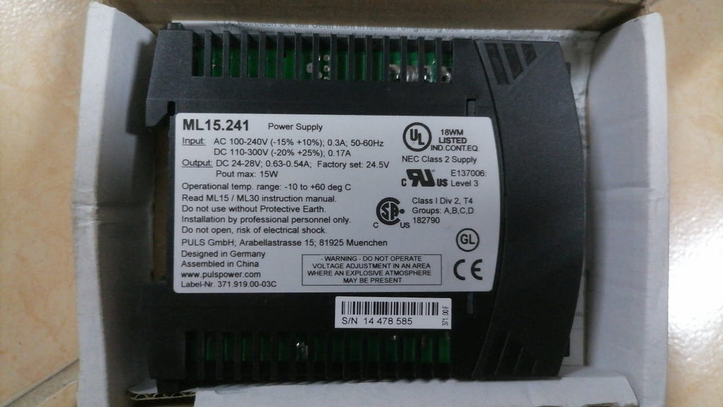 Puls Mini Line ML15.241 Power Supply