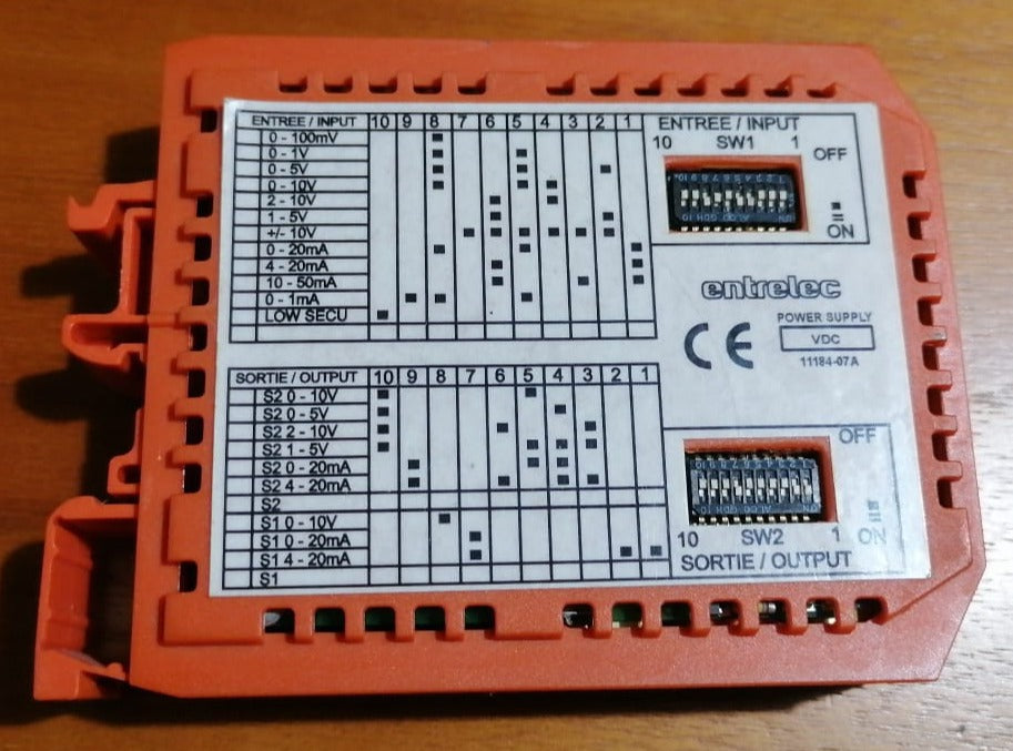 Entrelec DLA 1118407A Analog Signal Conditioner Gümrük Sepeti