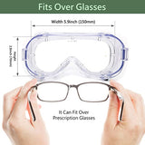 30 Adet Sunbok Safety Goggles EN 166:2001 Koruyucu Gözlük