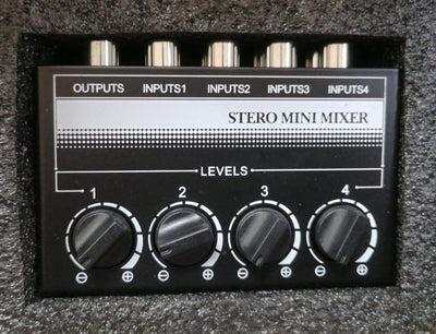 CX400 Mini Stereo 4 kanal pasif mikser