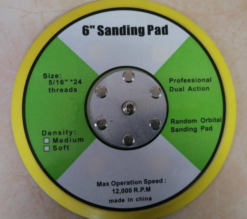Standart Parlatıcı Destek Pedi  - Sanding PAd 6 INC 12000RPM