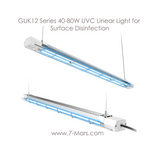 UVC Tüp Işık Antiseptik Lamba Ofis ve Kamu Alanı için GKU12-80W
