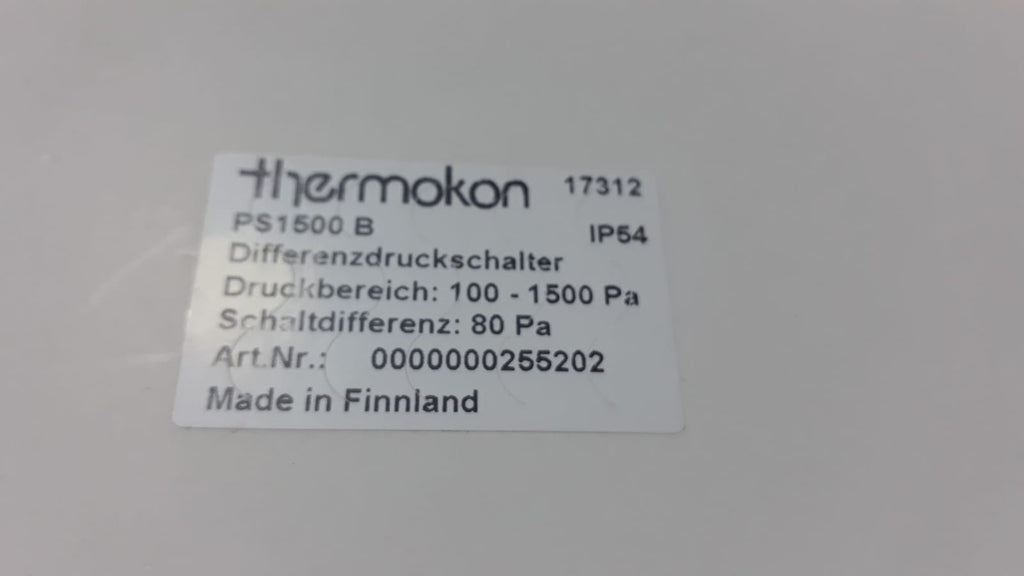 Thermokon Ps1500 B Fark Basınç Anahtarları | Gümrük Sepeti