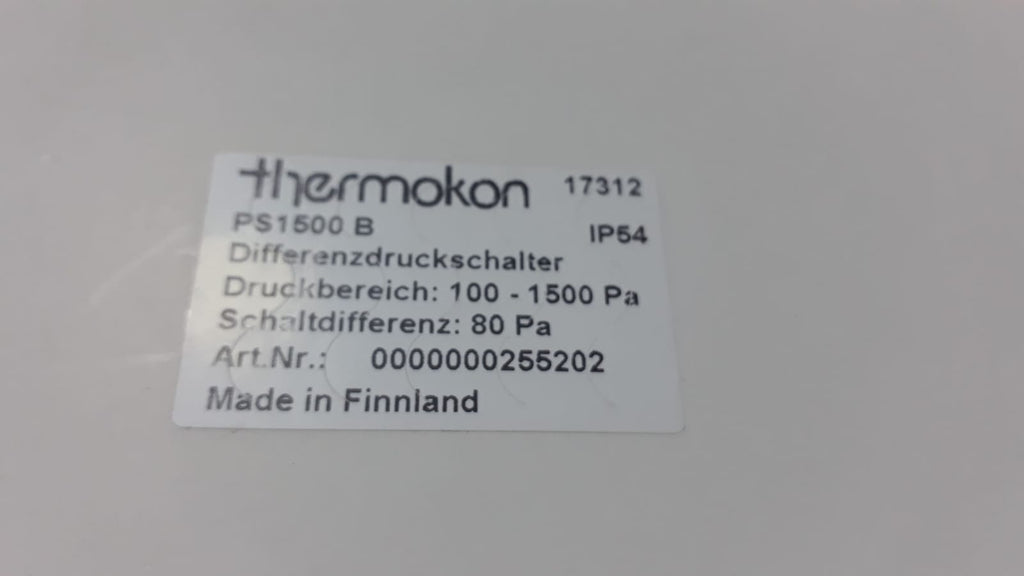 Thermokon Ps1500 B Fark Basınç Anahtarları
