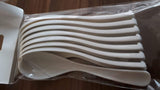 120 Adet İmitasyon Porselen Çin Küçük çorba kaşığı Melamin Kaşık