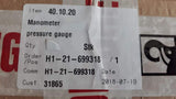 Hatlapa Kl.1.6 En 837-1 Manometro Orjinal