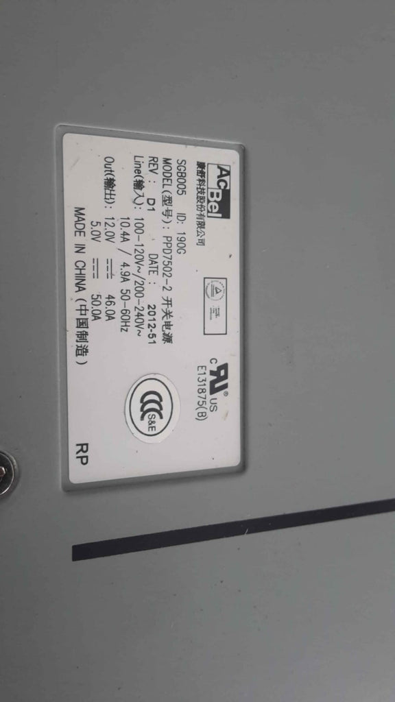 Acbel Ppd7502-2 Power Supply