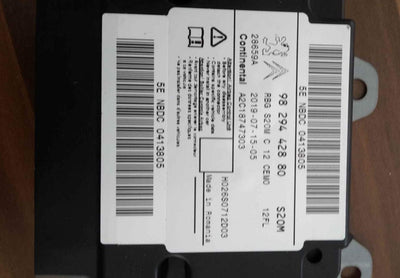 Citroen C3 98294 428 80 Airbag Beyni A2C18747303