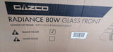 Gazco Radiance 80W Glass Frontblack 130Cm*67Cm