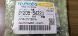 Kubota Switch, Work Lig, Part # 3Y205-54220