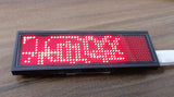 LED İşaretler Kaydırmalı LED İsim Rozeti