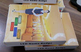 LED İşaretler Kaydırmalı LED İsim Rozeti
