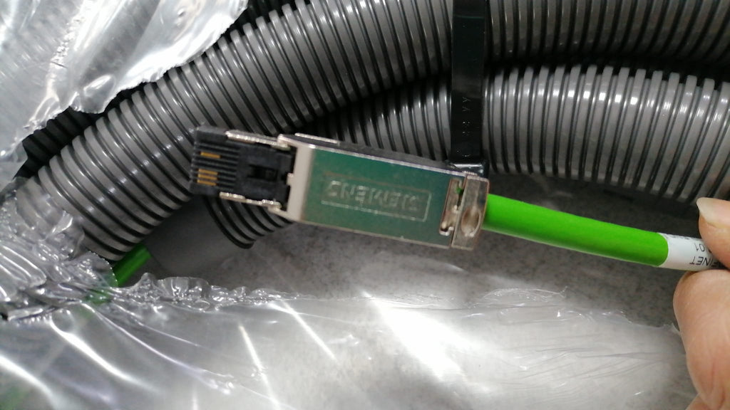Dragline kablosu, PROFINET, M12  IP 67 düz pimli, RJ45 Cat.5 10mt Endüstriyel Kablo