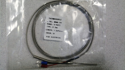 WRNK-191 K 2mm 1.5m*50mm  0-900 Derece Termokupl
