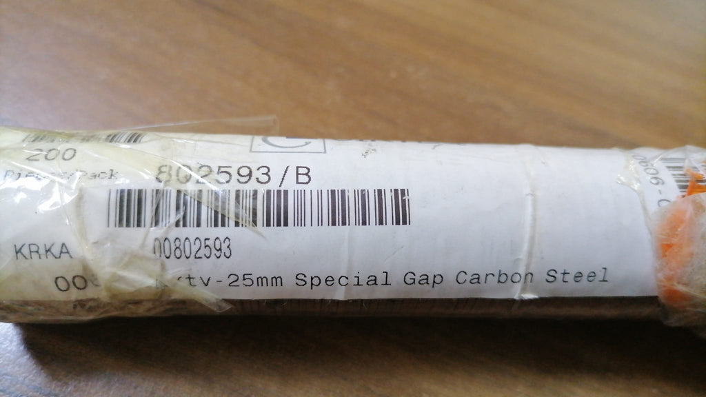 190 Adet CIRTEQ 25mm Special Gap Carbon Steel Segman