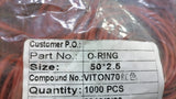 1000 Adet Red Viton O-Ring 502.5 70A