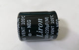 75 Adet Liron 500v 220uf Lhs Vent 105c Kapasitör