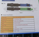10 Adet Fiber optic fast connector SC   Yeşil