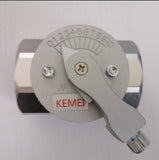 Kemei Alümintum Ayarlanabilir Kelebek Vana 45mm