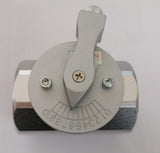Kemei Alümintum Ayarlanabilir Kelebek Vana 75mm