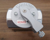 Kemei Alümintum Ayarlanabilir Kelebek Vana 75mm