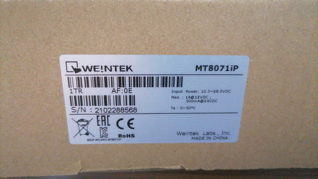 Tolkar sc1000 system controller Weintek MT8071IP