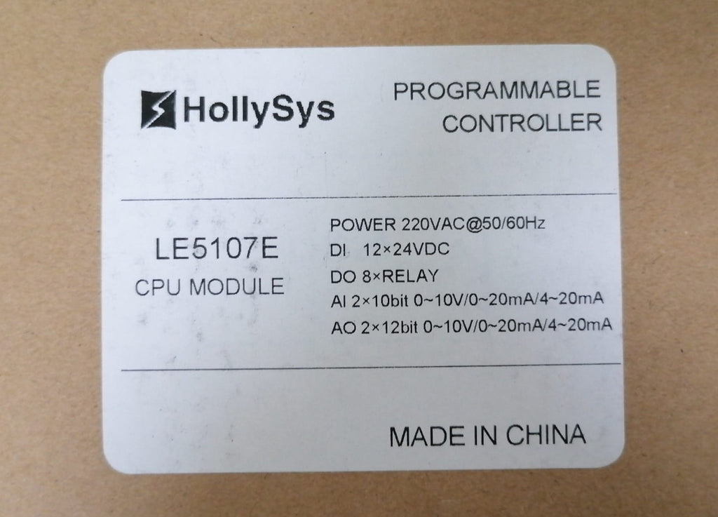 Hollysys LE5107E Programme Controller