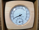 TOPINCN 2'si 1 Arada Ahşap Termo-Higrometre Termometre Higrometre Buhar Banyosu Sauna Fahrenheit Aksesuarları