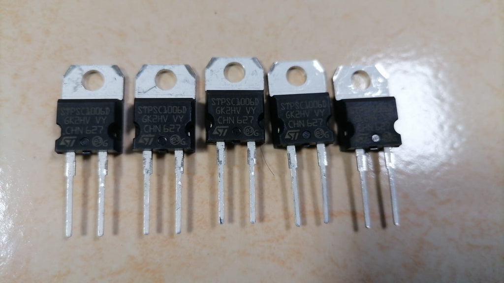 5 Adet STPSC1006D Schottky Diodes & Rectifiers 600 V Power Schottky Silicon Diode