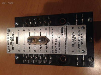 Vapor .750-.825A. Röle- Green Flag Relay Deenergized Type 379409