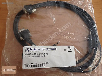 Extron Stereo Ses Konektörü Micro High Çözünürlük Vga Kablo MVGA-A 1.8m,  26-566-02